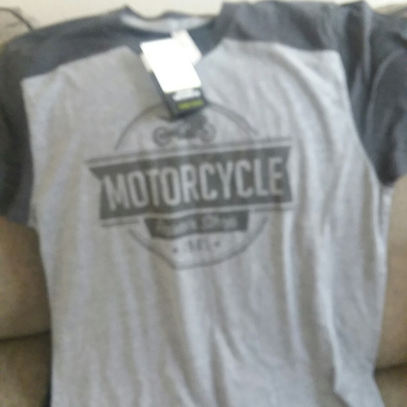 Mens 2 tone Grey soft jersy t - Picture 1 of 6